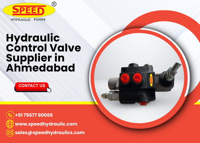 Hydraulic Control Valve Supplier in Ahmedabad