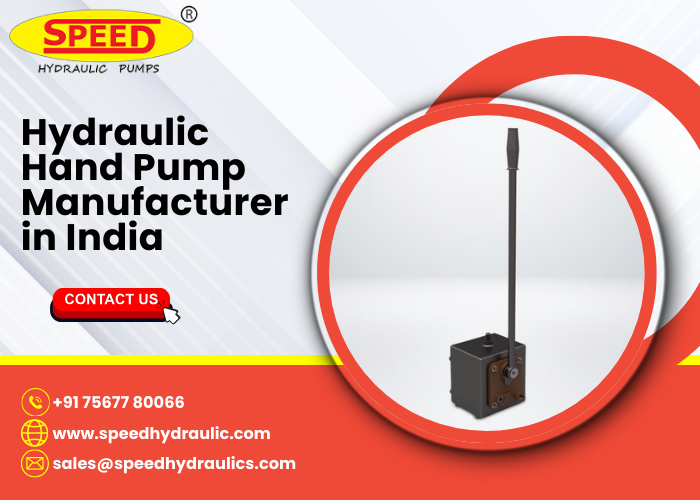 Hydraulic Hand Pump Manufacturer in India