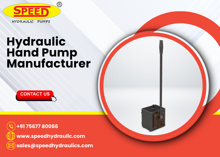 Hydraulic Hand Pump Manufacturer