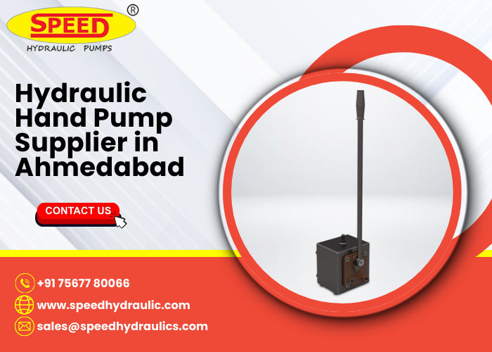 Hydraulic Hand Pump Supplier in Ahmedabad
