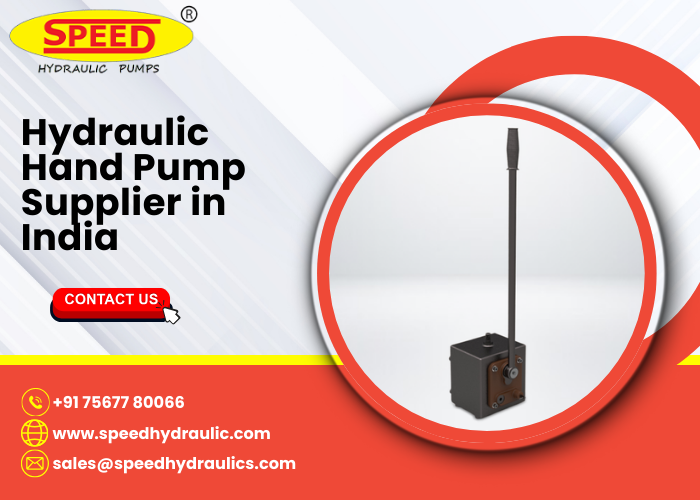 Hydraulic Hand Pump Supplier in India