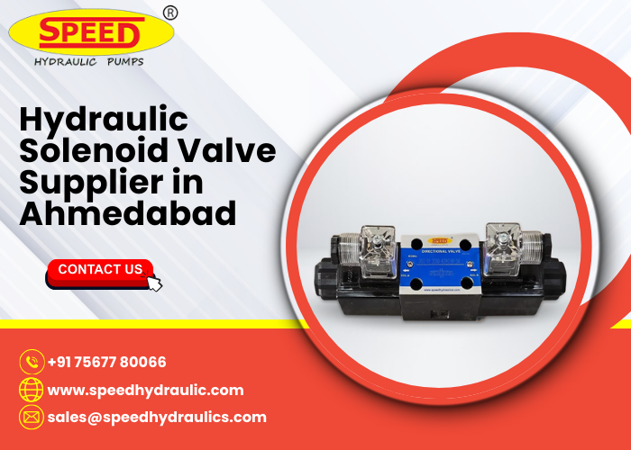 Hydraulic Solenoid Valve Supplier in Ahmedabad