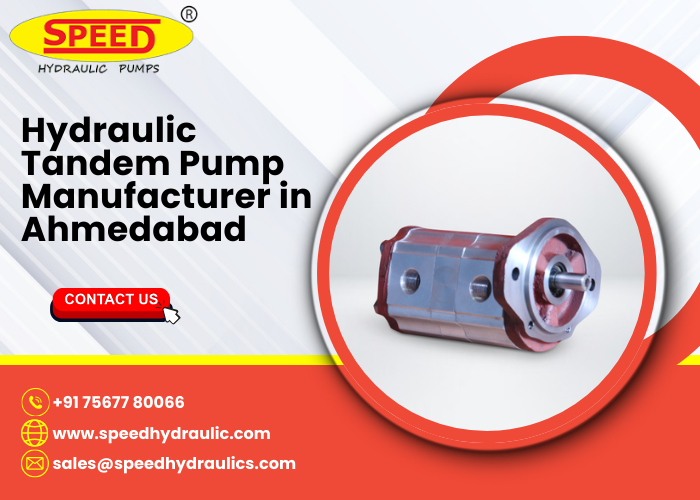 Hydraulic Tandem Pump Manufacturer in Ahmedabad