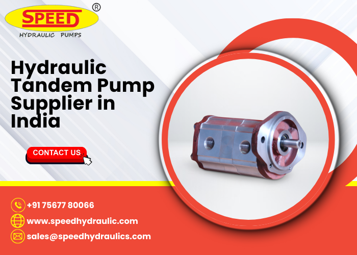 Hydraulic Tandem Pump Supplier in India