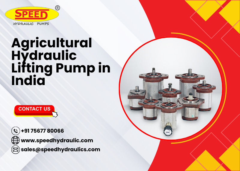 Agricultural Hydraulic Lifting Pump in India
