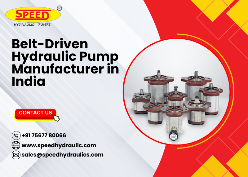 Belt-Driven Hydraulic Pump Manufacturer in India